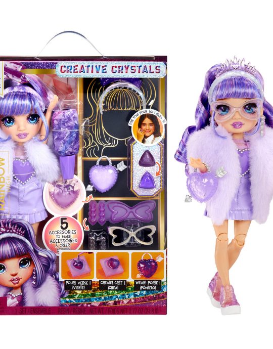 Rainbow High Crystal Fashion Doll- Violet