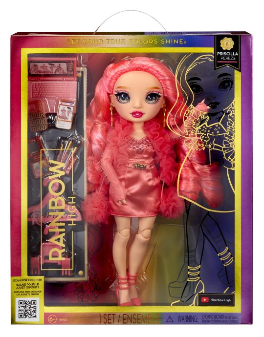 Rainbow High S23 Fashion Doll - Priscilla Perez (Pink)