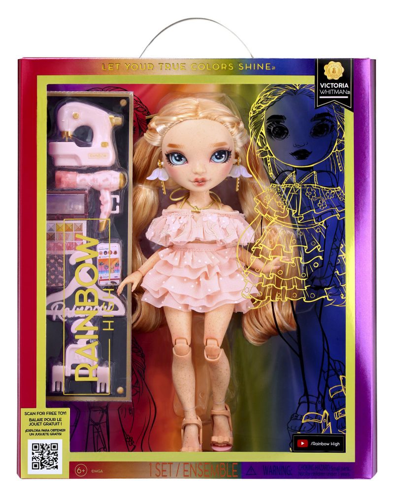 Rainbow High S23 Fashion Doll - Victoria Whitman (Light Pink