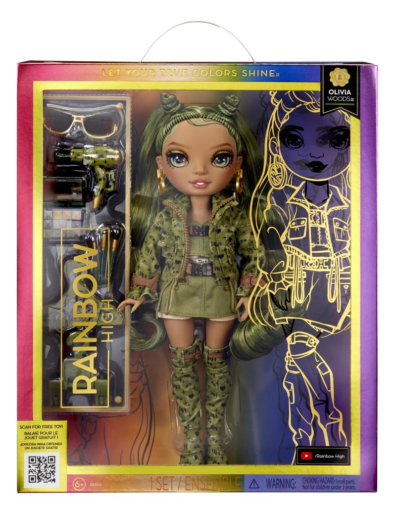 Rainbow High S23 Fashion Doll - Olivia Woods (Green)