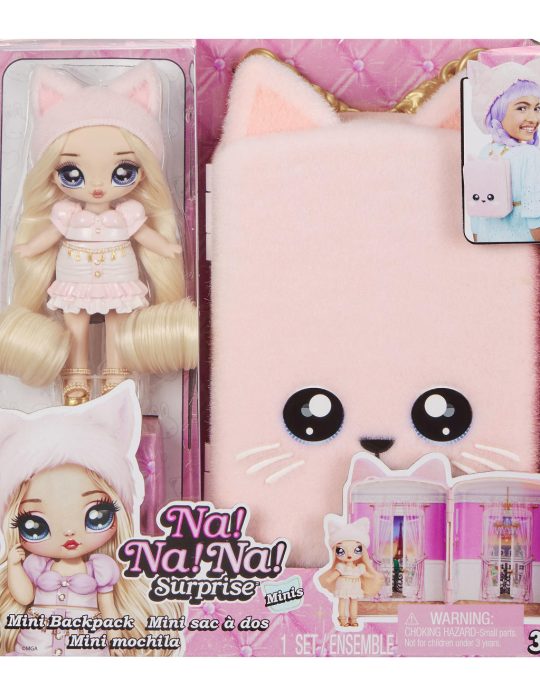 Na! Na! Na! Surprise Mini Backpack Playset- Parisian Kitty