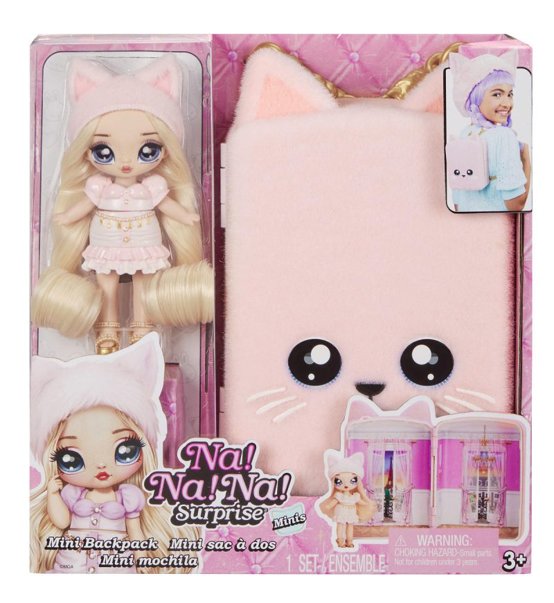 Na! Na! Na! Surprise Mini Backpack Playset- Parisian Kitty