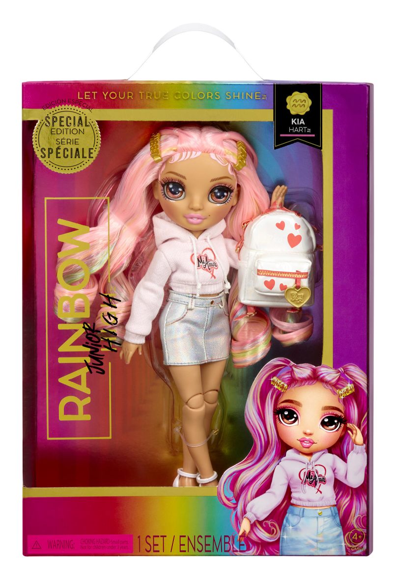 Rainbow High Junior High Doll S.E. - Kia Hart (Pink)