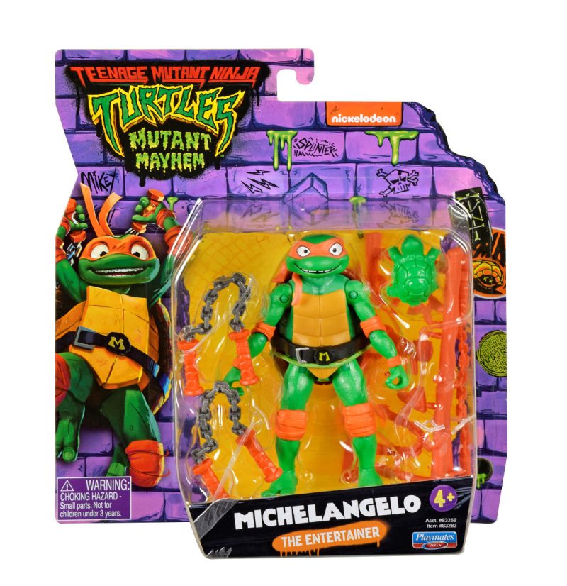 TMNT Mutant Mayhem basic figure - Michelangelo