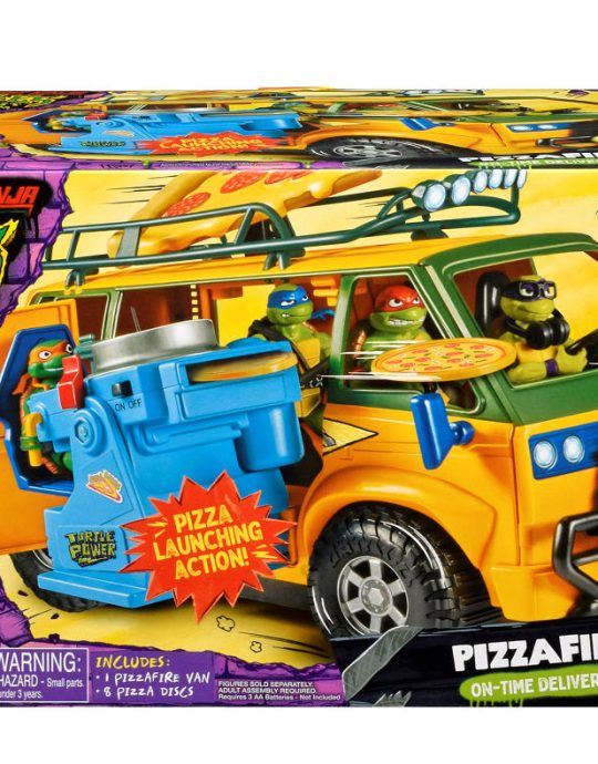 TMNT Mutant Mayhem Pizza Fire Van