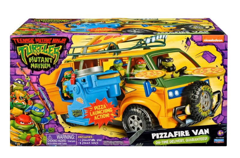 TMNT Mutant Mayhem Pizza Fire Van