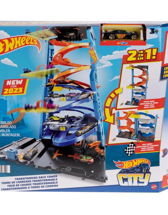 Hot Wheels City Transforming Race Tower