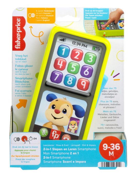 Fisher-Price 2-in-1 Schuivend Leren Smartphone