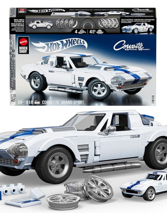 Mattel Brick Shop Hot Wheels Corvette Grand Sport