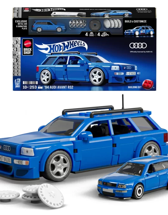 Mattel Brick Shop Hot Wheels  AND apos;94 Audi Avant RS2