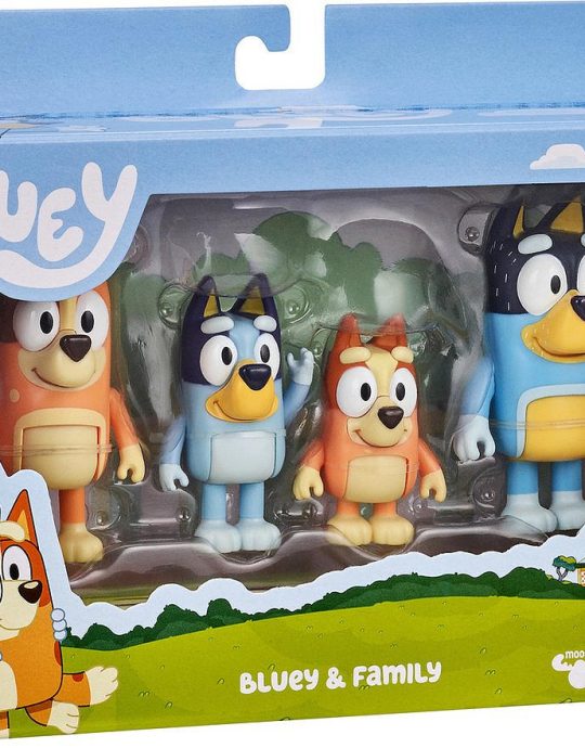 Bluey Speelfiguren set 4 stuks