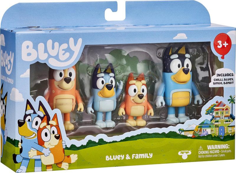 Bluey Speelfiguren set 4 stuks