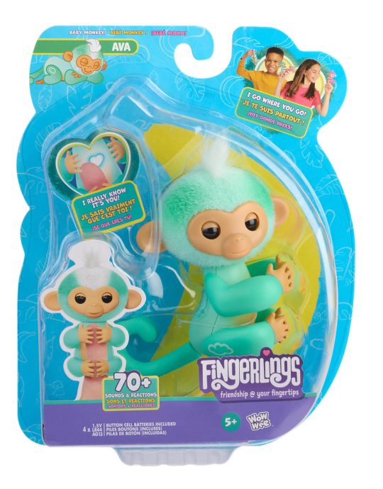 Fingerlings 2.0 Basic Monkey Teal - Sage