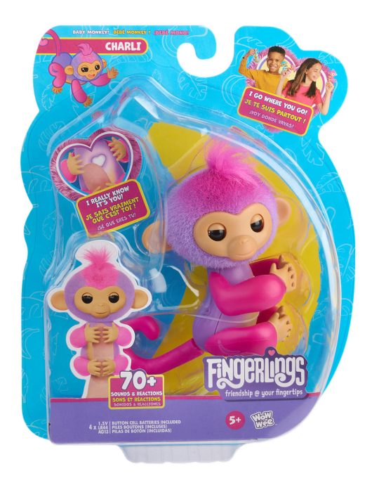 Fingerlings 2.0 Basic Monkey Purple - Charli