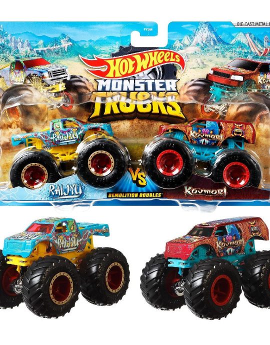 Hot Wheels Monster Trucks 1:64 2-pack assorti