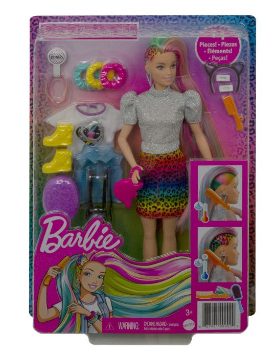 Barbie Leopard Regenbooghaar