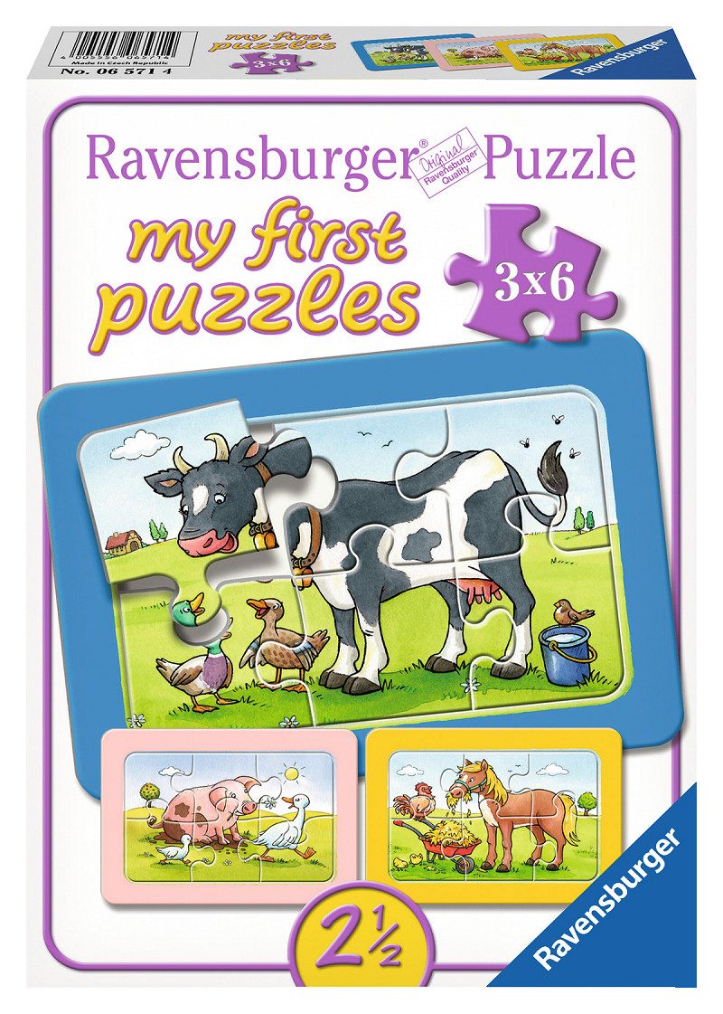 Mijn eerste puzzel Goede Vrienden 3x6 stukjes