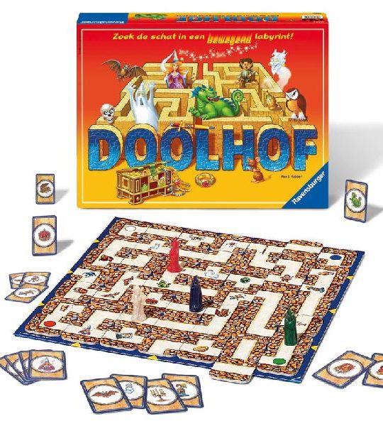 Spellen voor het gezin Doolhof