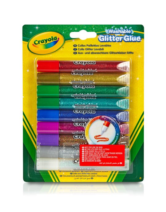 Crayola 9 Glitterlijmtubes