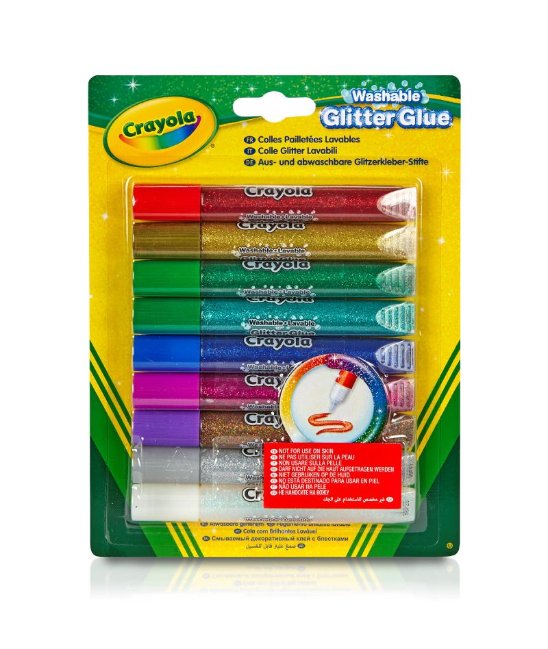 Crayola 9 Glitterlijmtubes