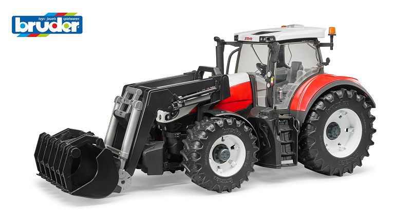 Bruder Steyr 6300 CVT tractor met voorlader