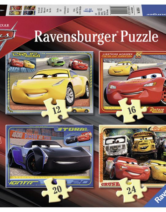 4 Puzzels Cars 3 Let's Race!