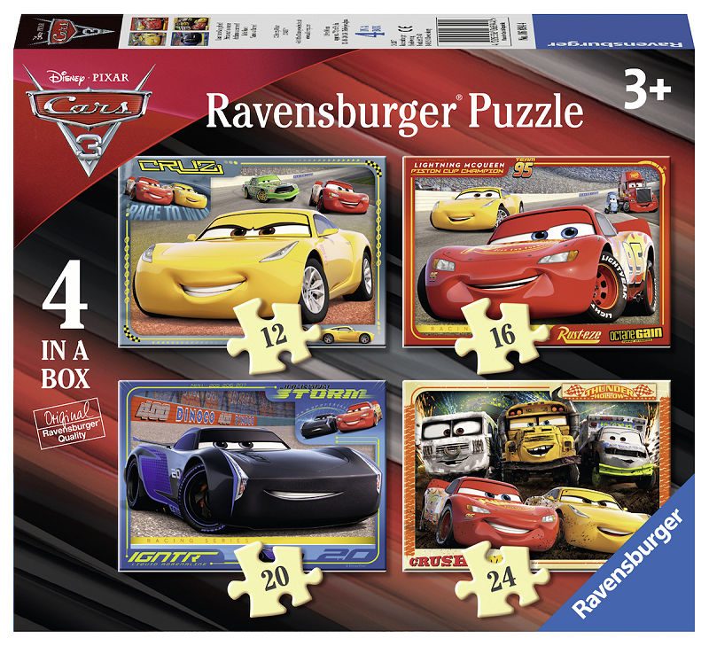 4 Puzzels Cars 3 Let's Race!