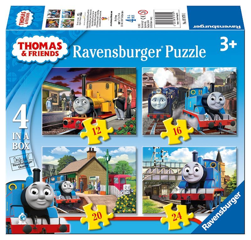 4 Puzzels Thomas AND Friends