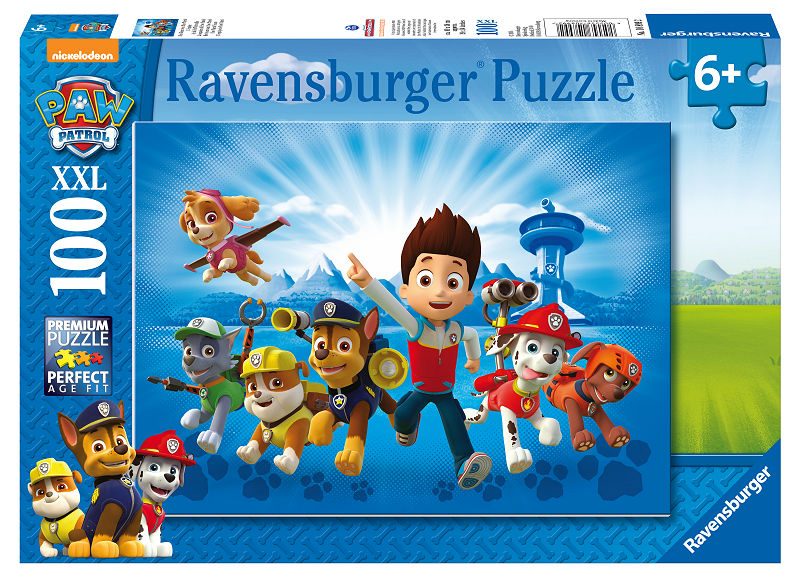 Puzzel 100 XXL PAW: de ploeg van Paw Patrol