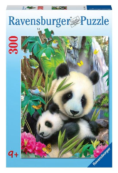 Puzzel 300 stukjes Lieve panda