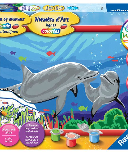 Schilderen op nummer Classic Serie D Dolfijnen