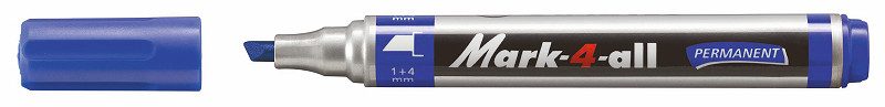 Stabilo Mark-4-All 651 marker beitel blauw 10 st.