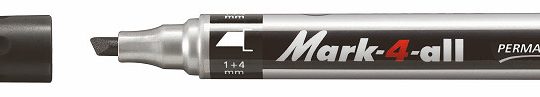 Stabilo Mark-4-All 651 marker beitel zwart 10 st.