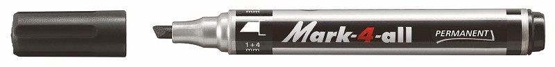 Stabilo Mark-4-All 651 marker beitel zwart 10 st.
