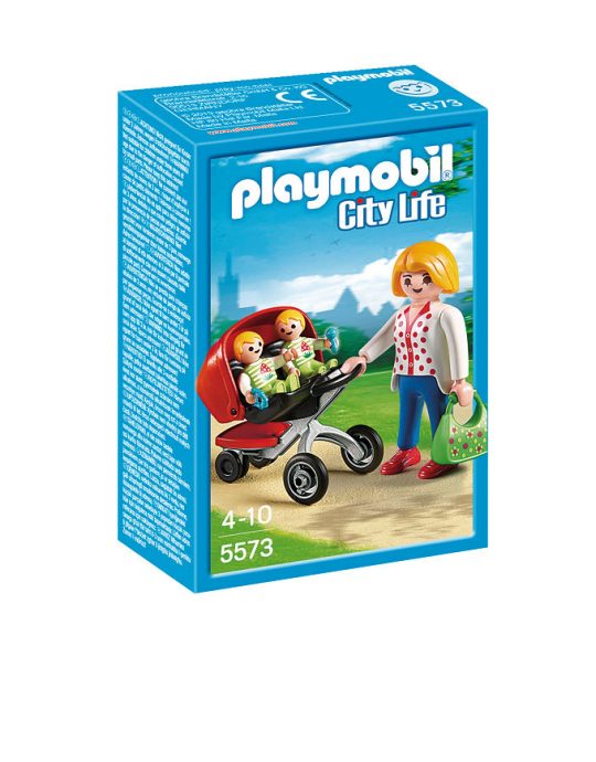 Playmobil City Life Tweeling kinderwagen