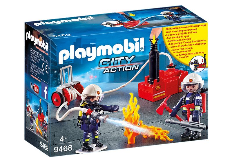 Playmobil City Action Brandweerteam met waterpomp