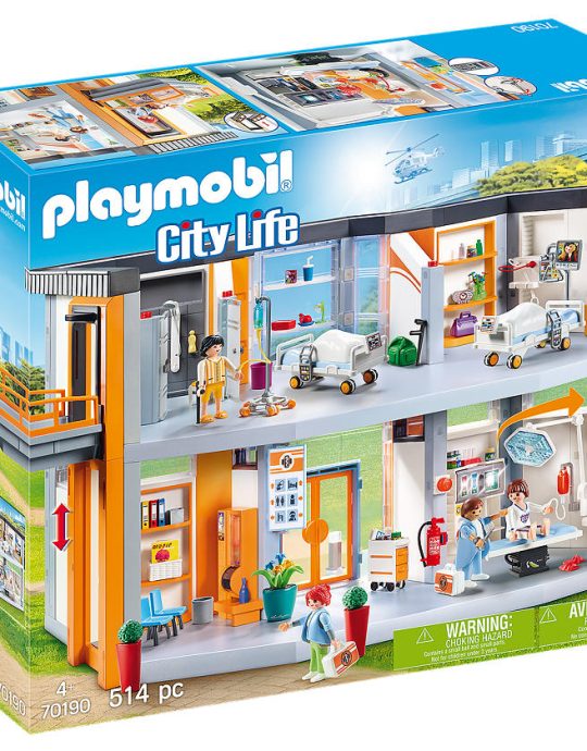 Playmobil City Life Groot ziekenhuis met inrichting