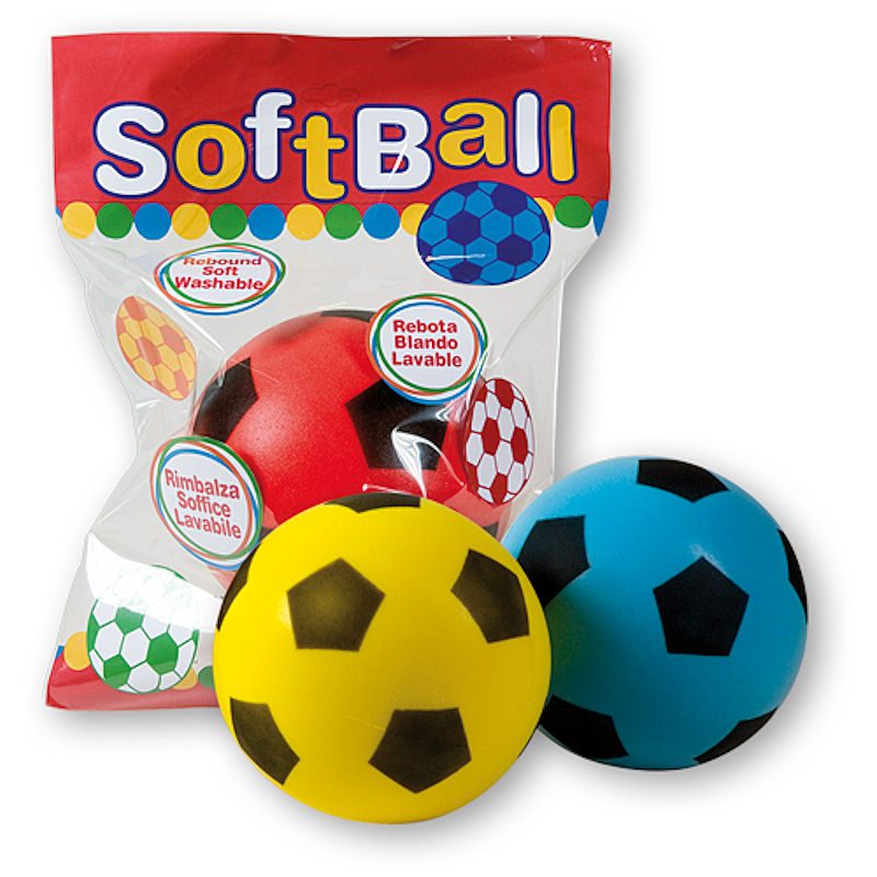 Softbal foam 200mm assorti kleur