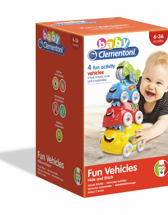 Clementoni Baby Stapel Voertuigen