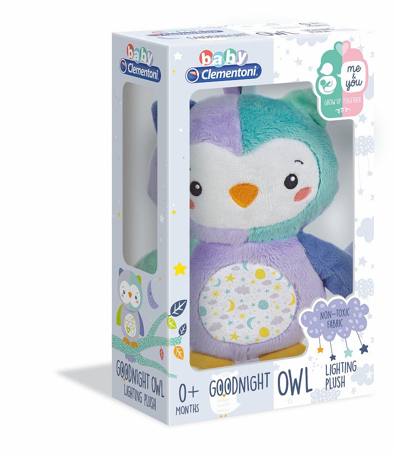 Clementoni Baby Lichtgevende knuffel Uil