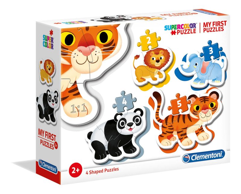 Clementoni Puzzel 3-6-9-12 stukjes Wild Animals