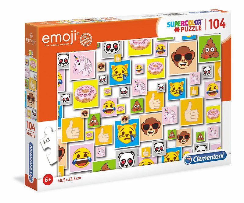 Clementoni Puzzel 104 stukjes Emoji