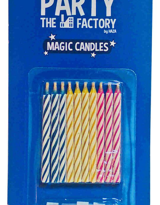Taartkaarsjes 10 stuks Magic Candle 5 pakjes