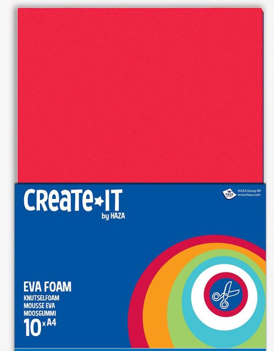 Create-It Foam assorti 10 vel A4