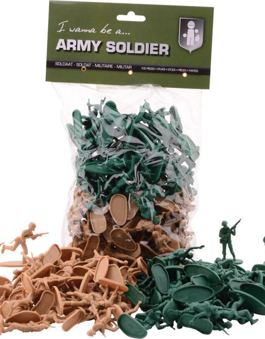 100 soldaatjes in zak