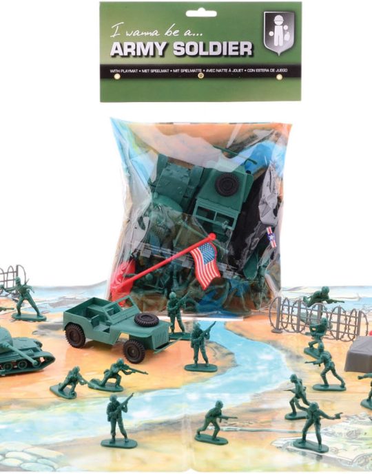 Army forces speelset met speelmat
