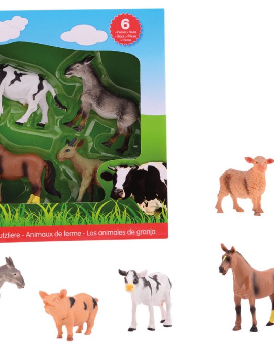 Animal World boerderijdieren assortiment in doos