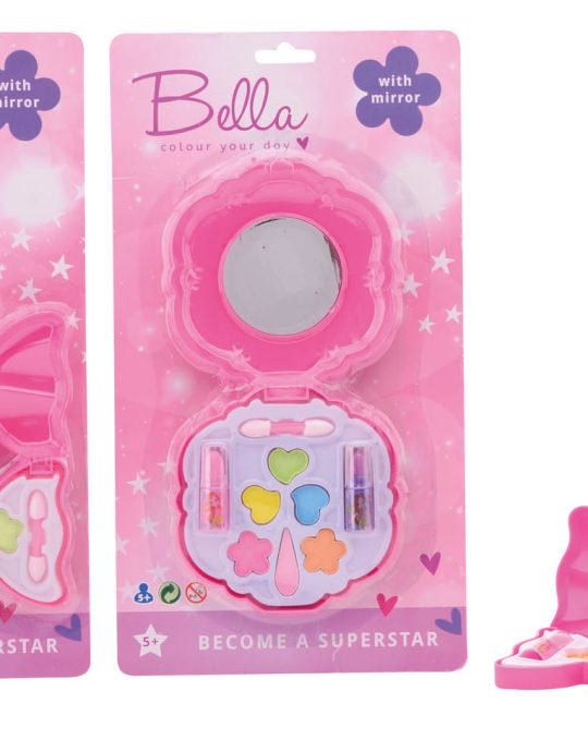 Bella make-up set op kaart 2 assorti