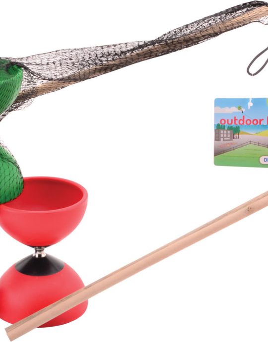 Outdoor Fun diabolo met houten stokjes