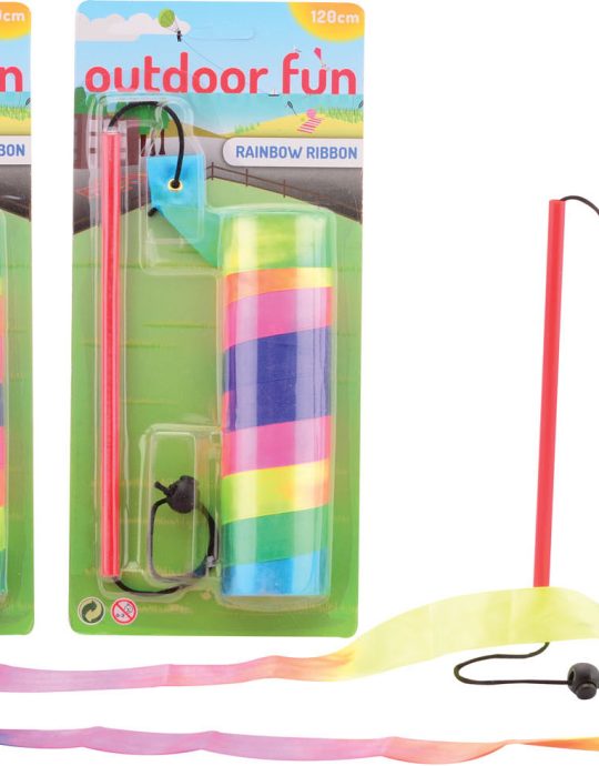 Outdoor Fun Rainbow ribbon